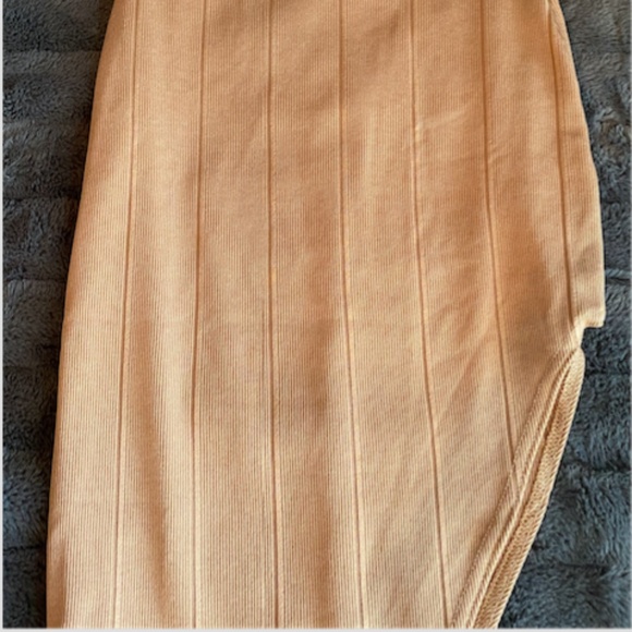 Midi Asymmetrical Body Con Skirt - Picture 2 of 2